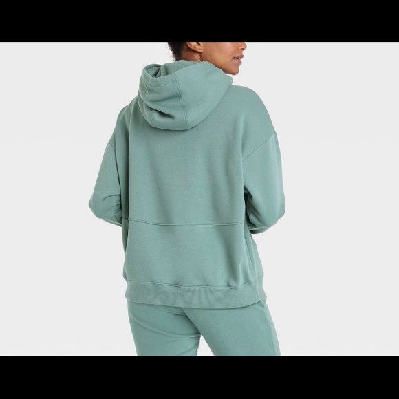 All in Motion™ Women's Fleece Hoodie - Jade - Picture 2 of 4
